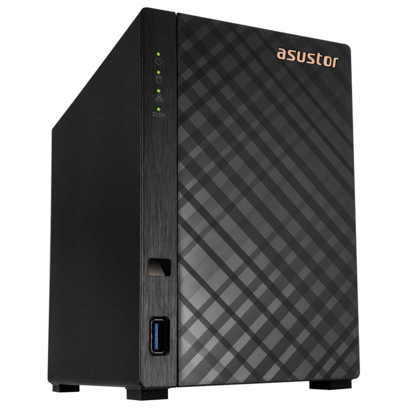 Load image into Gallery viewer, Asustor drivestor 2 gen2 (as1202t) nas (zwart, lan, usb)