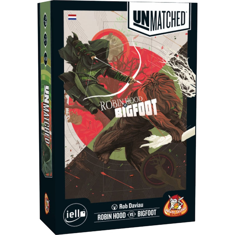 Load image into Gallery viewer, White goblin games unmatched: robin hood vs bigfoot bordspel (nederlands, 2 spelers, 20 minuten, vanaf 10 jaar)