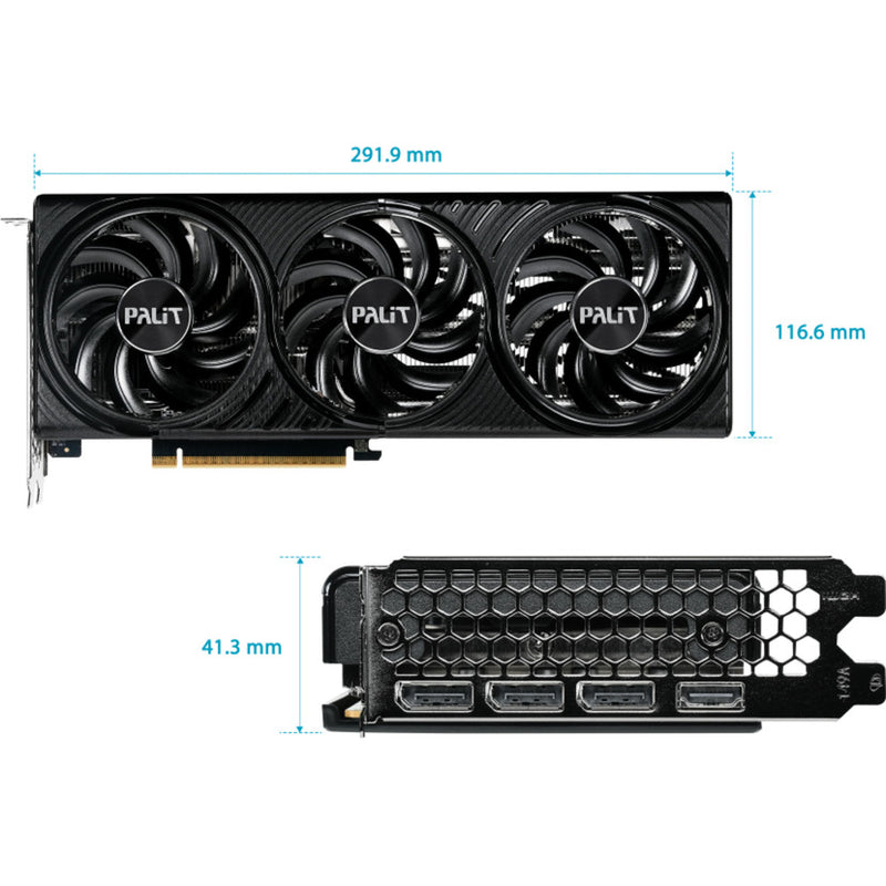 Afbeelding laden in galerijviewer, Palit geforce rtx 5060 ti infinity 3 16gb grafische kaart (dlss 4, 3x displayport, 1x hdmi 2.1)