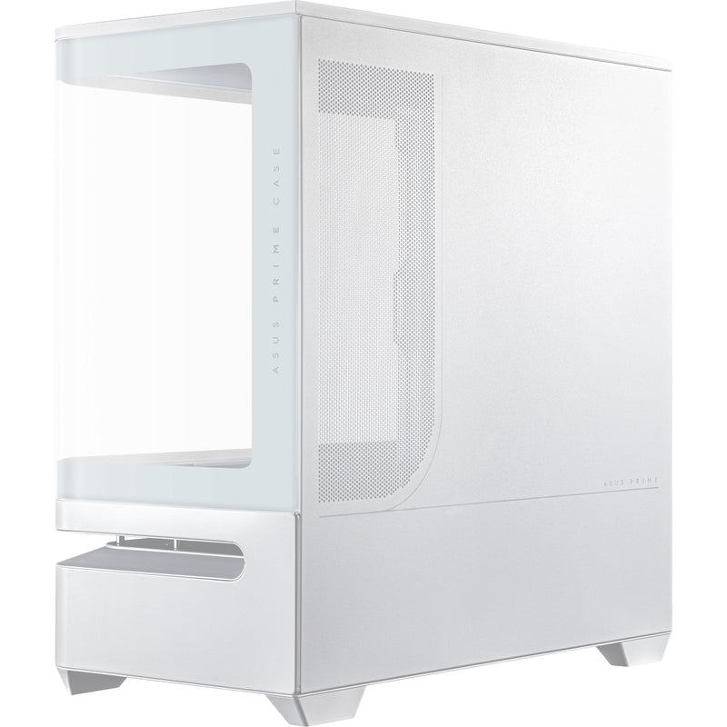 Afbeelding laden in galerijviewer, Asus prime ap202 midi tower behuizing (wit | 2x usb-a | 1x usb-c | rgb | tempered glass)