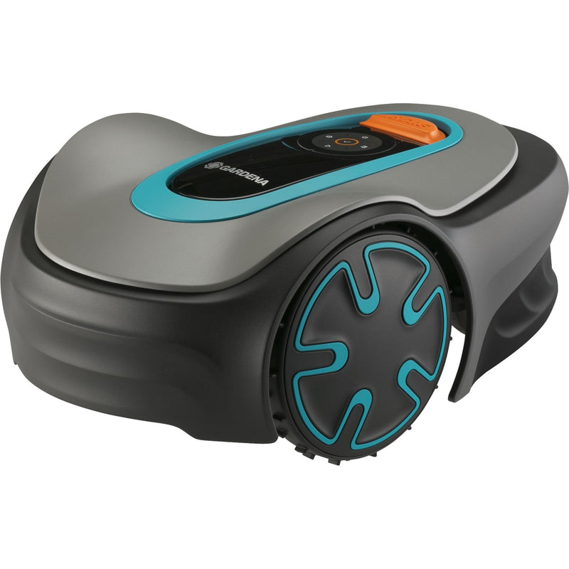 Load image into Gallery viewer, Gardena robotmaaier sileno minimo 500 (grijs turquoise, 500 m², li-ion accu + basisstation inbegrepen, bluetooth)