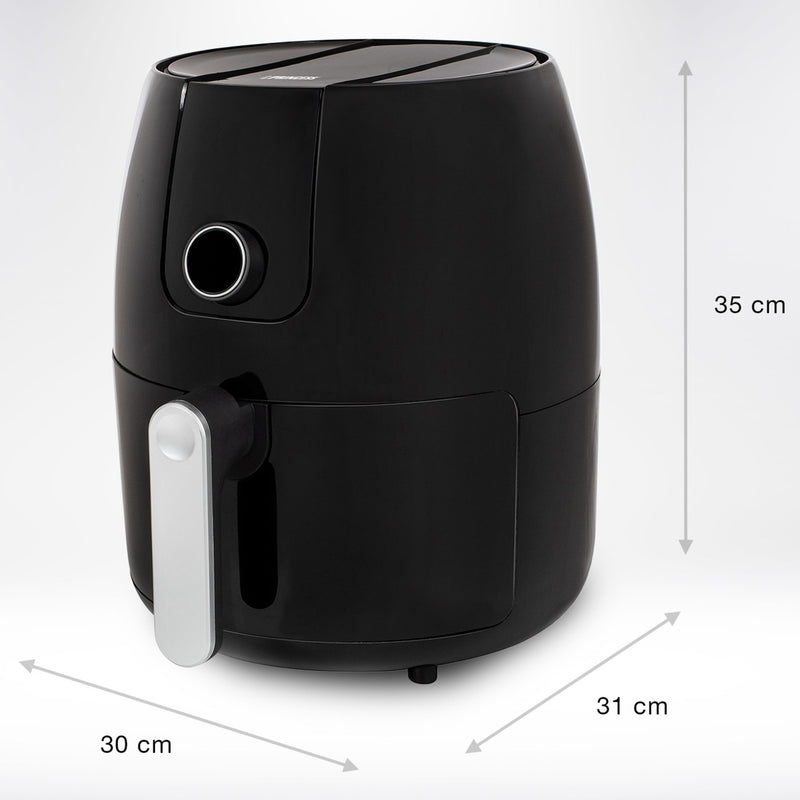 Load image into Gallery viewer, Princess 182025 aerofryer xxl heteluchtfriteuse (zwart zilver, 4,5 liter)