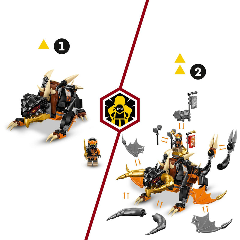 Load image into Gallery viewer, Lego ninjago - cole's aardedraak evo constructiespeelgoed (71782)