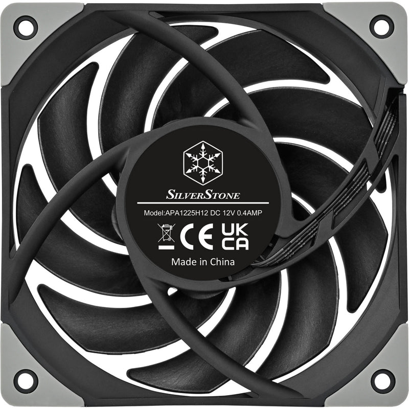 Load image into Gallery viewer, Silverstone fhl120 case fan (zwart, 120 x 120 x 25 mm, pwm)