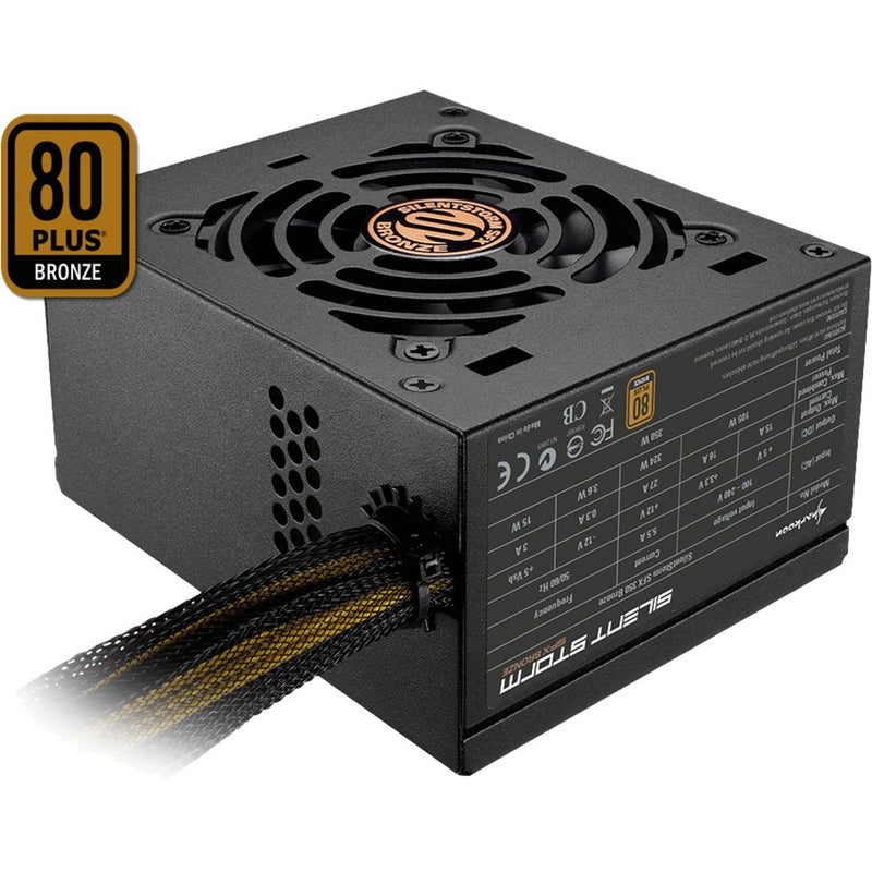 Load image into Gallery viewer, Sharkoon silentstorm sfx 450 bronze 450 watt voeding (zwart, 1x pcie)