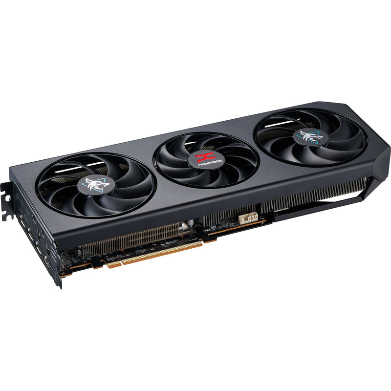 Load image into Gallery viewer, Powercolor radeon rx 9070 gre hellhound 12gb gddr6 grafische kaart (zwart, rdna4, 3x displayport, 1x hdmi 2.1)