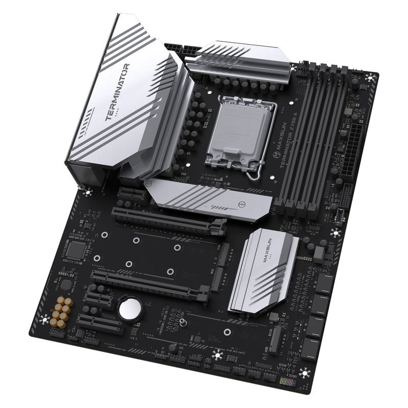 Afbeelding laden in galerijviewer, Maxsun ms-terminator z790-a socket 1700 moederbord (zwart, raid, 2.5 gb-lan, sound, atx)