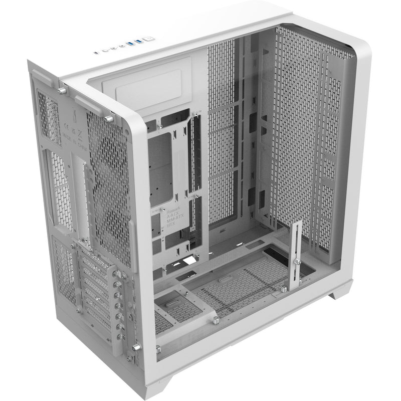 Load image into Gallery viewer, Thermaltake view 390 air snow midi tower behuizing (wit | 2x usb-a | 1x usb-c | tempered glass)
