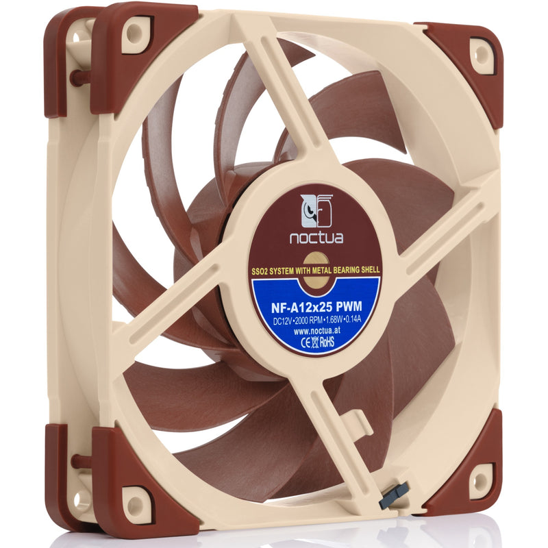 Load image into Gallery viewer, Noctua nf-a12x25 pwm case fan (120 x 120 x 25 mm)
