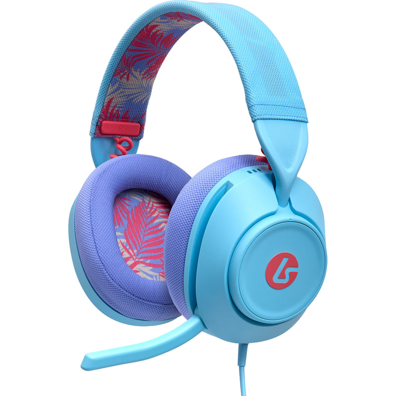Load image into Gallery viewer, Powera lucidsound ls10 bedrade gamingheadset - oceaangolven over-ear gaming headset (lichtblauw paars, playstation 5, playstation 4, xbox series x|s, xbox one, pc, mobiel)