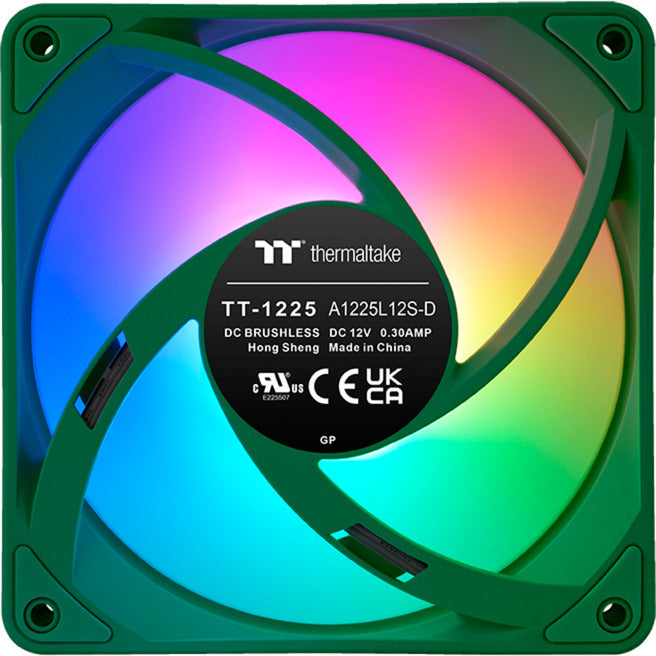 Load image into Gallery viewer, Thermaltake ct120 ex argb sync pc cooling fan racing green (3-fan pack) case fans (groen, 3 stuks, 120 x 120 x 25 mm, pwm)