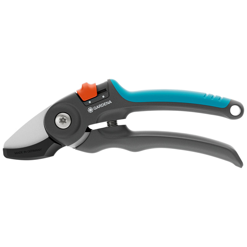 Load image into Gallery viewer, Gardena snoeischaar premiumcut voor droog hout (grijs turquoise, aambeeldsnede, 20 mm snoeidiameter)