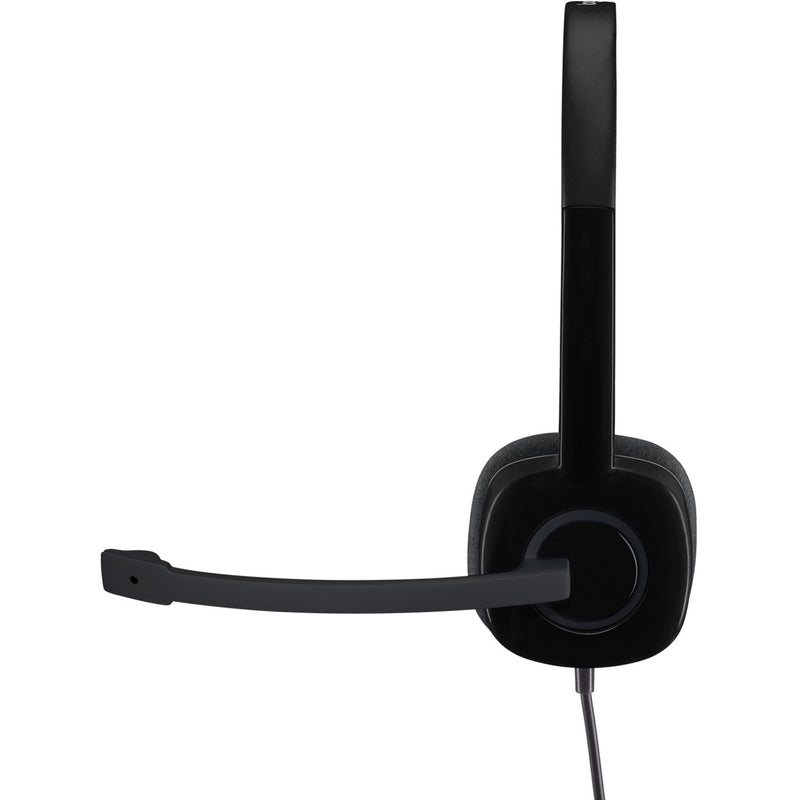 Load image into Gallery viewer, Logitech stereo headset h151 on-ear (zwart)