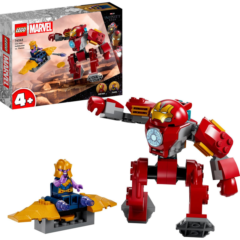 Afbeelding laden in galerijviewer, Lego marvel - iron man hulkbuster vs. thanos constructiespeelgoed (76263)