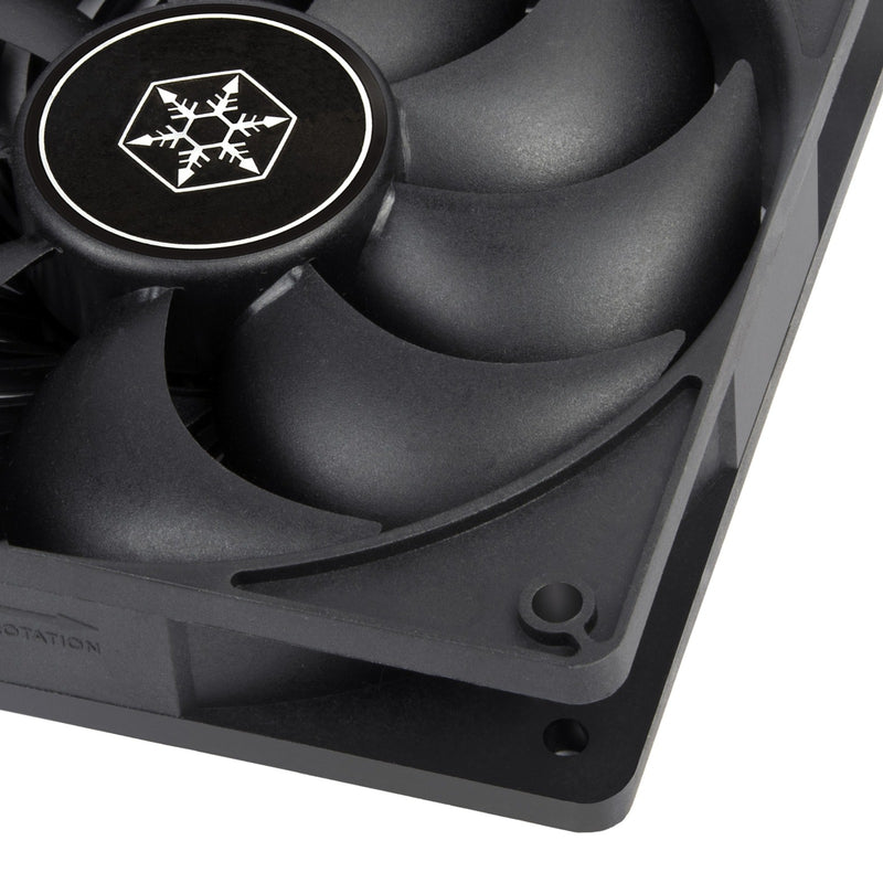Load image into Gallery viewer, Silverstone air penetrator 120i case fan (zwart, 120 x 120 x 25 mm)