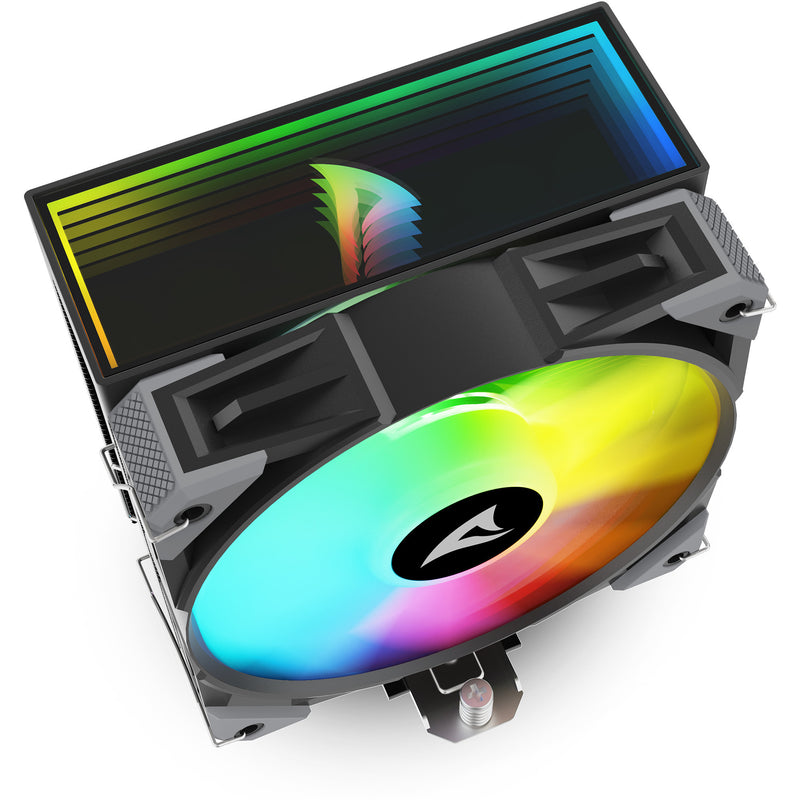 Load image into Gallery viewer, Sharkoon a50 rgb cpu-koeler (zwart, 4-pins pwm fan-connector)