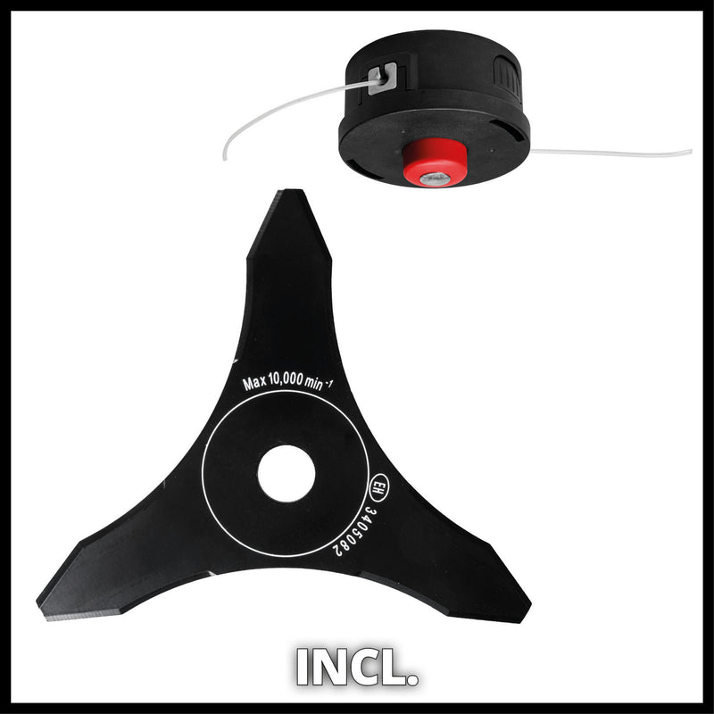 Load image into Gallery viewer, Einhell gp-bc 36 430 li bl-solo accu bosmaaier (rood zwart, accu en oplader niet inbegrepen)