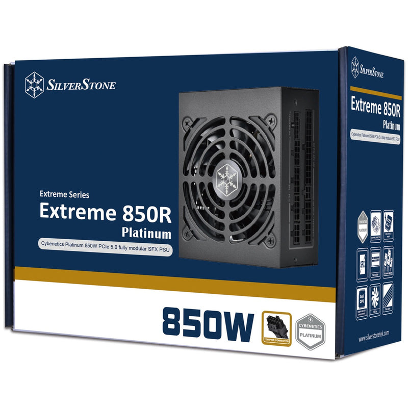 Load image into Gallery viewer, Silverstone sst-ex850r-pm modulaire 850 watt voeding (zwart, 2x pcie)