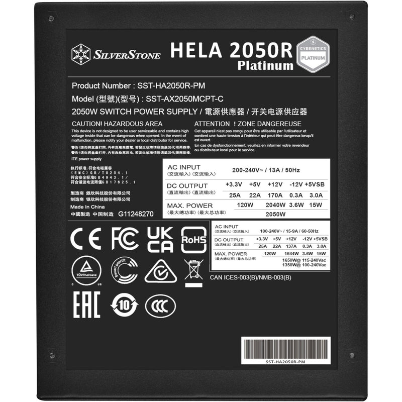 Load image into Gallery viewer, Silverstone hela 2050r platinum, 2050w