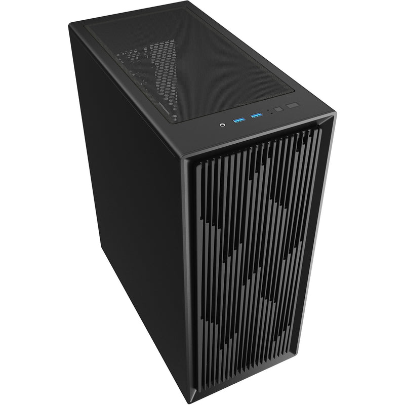 Load image into Gallery viewer, Sharkoon vk2 midi tower behuizing (zwart | 2x usb-a)