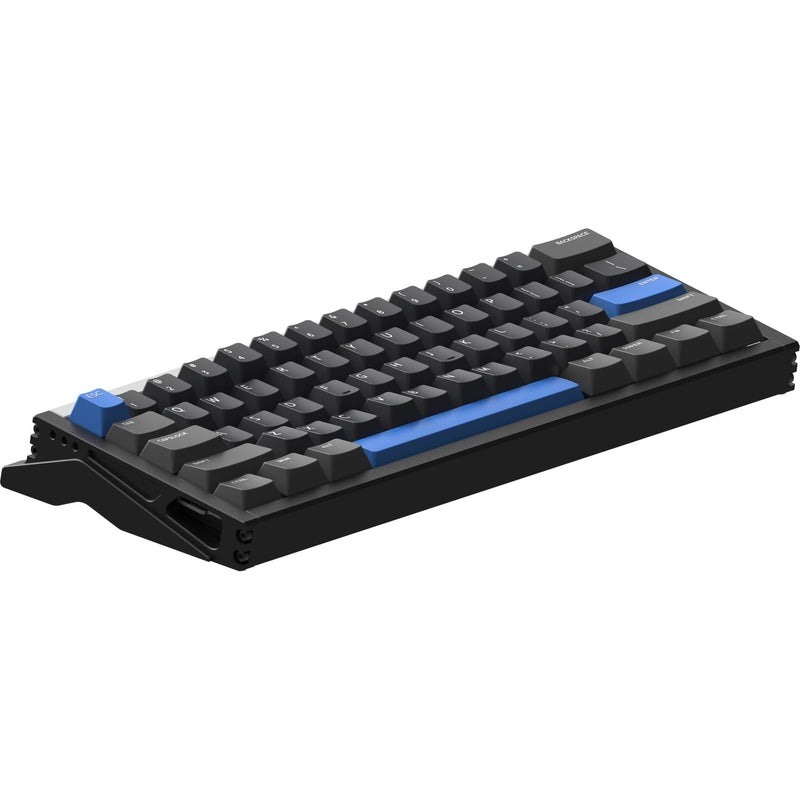 Afbeelding laden in galerijviewer, Iqunix ez60 magnetic switch gaming he keyboard (zwart, us lay-out (qwerty), gateron magnetic jade pro, 60%, rgb, double shot pbt keycaps)