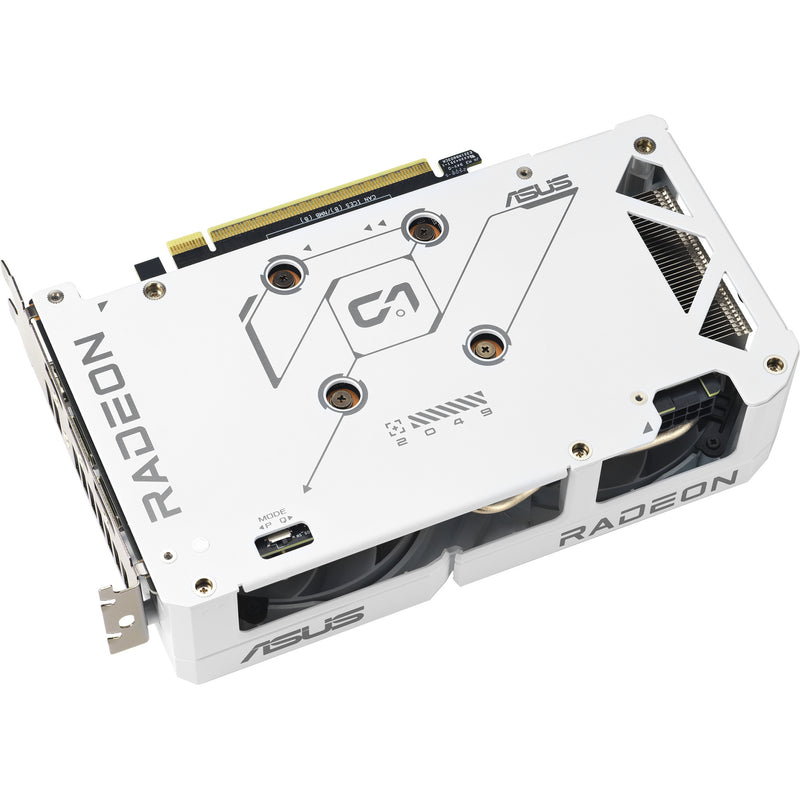 Load image into Gallery viewer, Asus radeon rx 9060 xt dual white edition 16gb grafische kaart (wit, rdna4, gddr6, 2x displayport, 1x hdmi 2.1)
