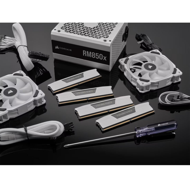 Load image into Gallery viewer, Corsair vengeance 32 gb ddr5-6000 (2x 16 gb) werkgeheugen (wit, cmk32gx5m2d6000z38w, xmp, expo)