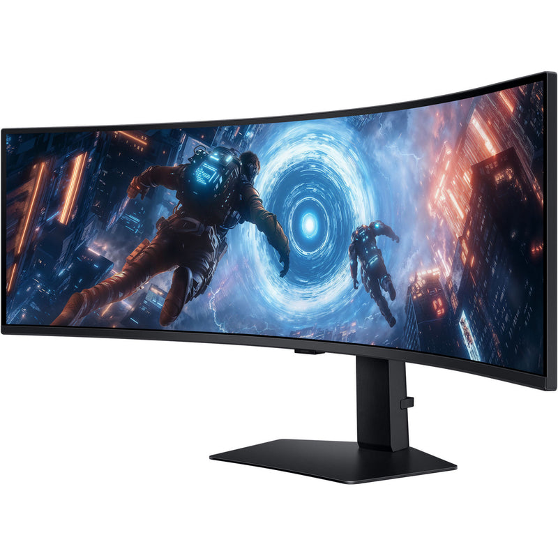 Load image into Gallery viewer, Samsung odyssey g9 s49fg910eu 49 curved ultrawide gaming monitor (zwart, 144 hz, hdmi, displayport, amd freesync)