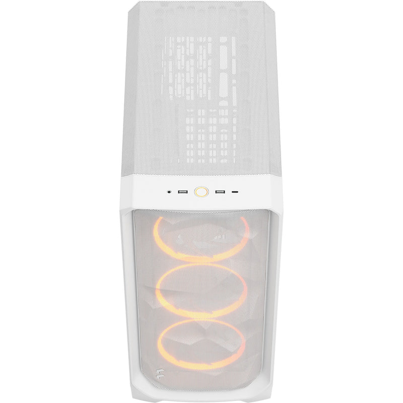 Afbeelding laden in galerijviewer, Fractal design meshify 3 rgb midi tower behuizing (wit | 2x usb-a | 1x usb-c | rgb | tempered glass)
