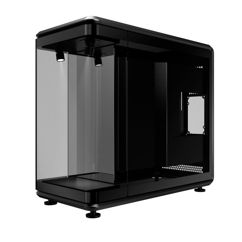 Load image into Gallery viewer, Cooler master masterframe 360 panorama showcase behuizing (zwart | 2x usb-a | 1x usb-c | rgb | tempered glass)