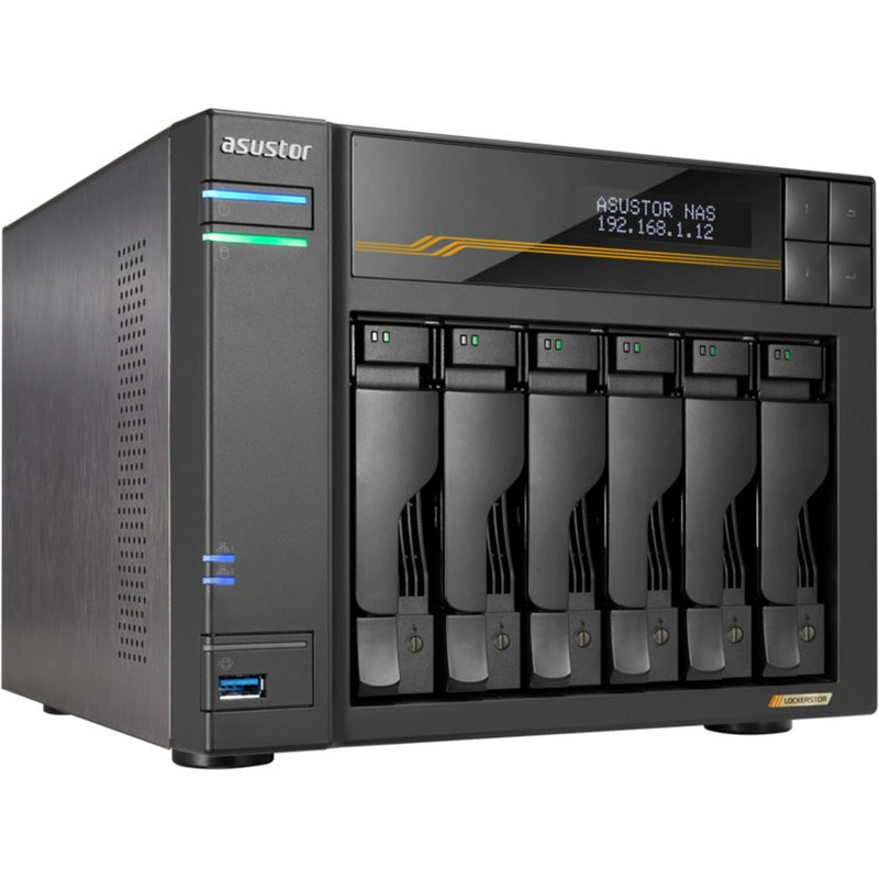 Load image into Gallery viewer, Asustor lockerstor 6 as6806t nas (zwart)