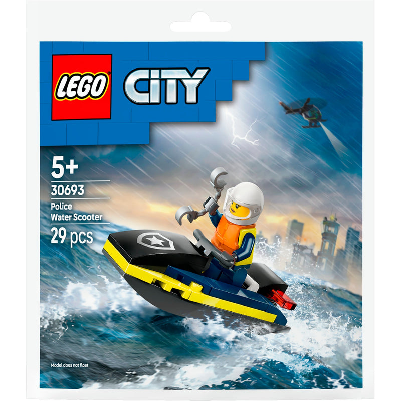 Load image into Gallery viewer, Lego city - politiewaterscooter constructiespeelgoed (30693)