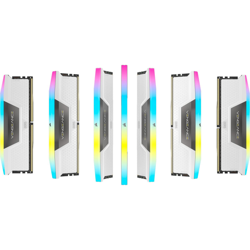 Load image into Gallery viewer, Corsair vengeance rgb 32 gb ddr5-6400 (2x 16 gb) werkgeheugen (wit, cmh32gx5m2b6400c36w, xmp 3.0)