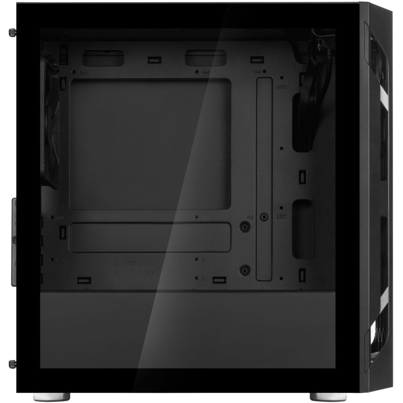 Load image into Gallery viewer, Silverstone sst-fah1mb-g midi tower behuizing (zwart | 3x usb-a | tempered glass)
