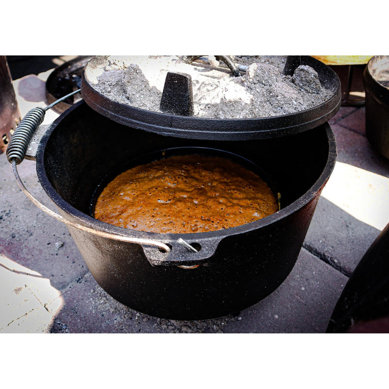 Afbeelding laden in galerijviewer, The windmill dutch oven 9 qt kookpan (zwart, ø 31.5 cm | 8.5 liter)