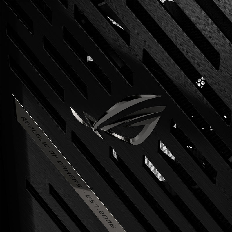 Load image into Gallery viewer, Asus rog strix helios ii gx601s midi tower behuizing (zwart | 4x usb-a | 2x usb-c | rgb | tempered glass)