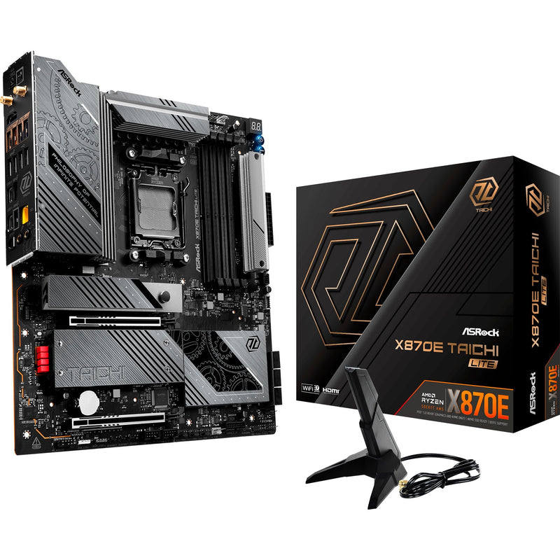 Load image into Gallery viewer, Asrock x870e taichi lite socket am5 moederbord (raid, 5 gb-lan, wi-fi 7, bt, e-atx)