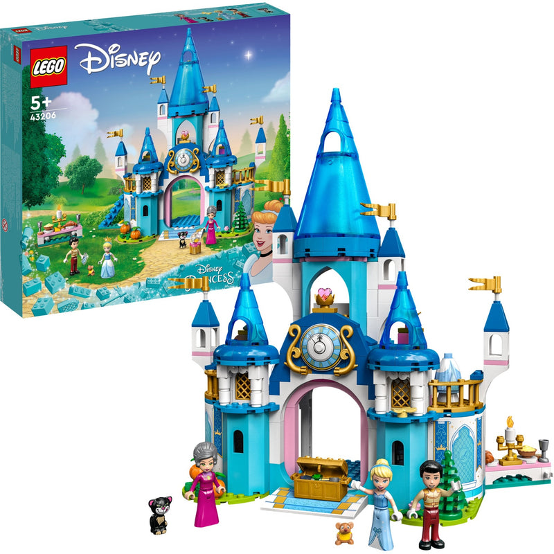 Load image into Gallery viewer, Lego disney princess - het kasteel van assepoester en de knappe prins constructiespeelgoed (43206)