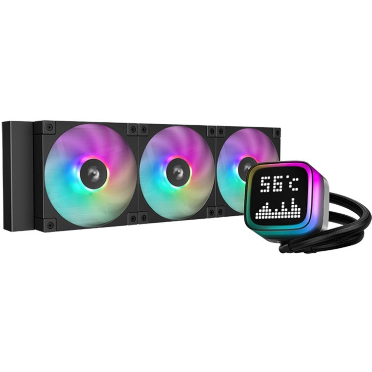Afbeelding laden in galerijviewer, Deepcool lp360 waterkoeling (zwart, 4-pins pwm fan-connector)