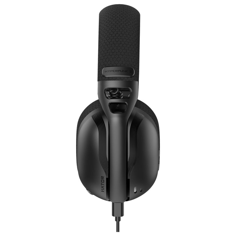 Load image into Gallery viewer, Hator hyperpunk 3 usb over-ear gaming headset (zwart, virtual 7.1 surround sound, usb-a usb-c bluetooth)