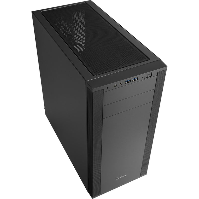 Load image into Gallery viewer, Sharkoon m25-v midi tower behuizing (zwart | 2x usb-a)