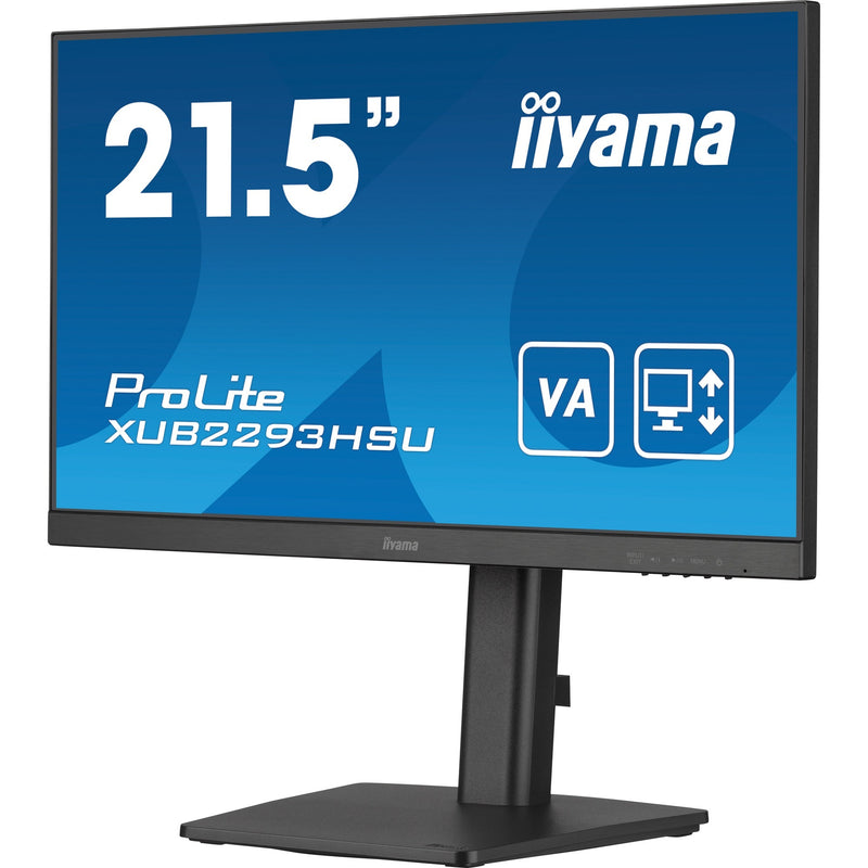 Load image into Gallery viewer, Iiyama prolite xub2293hsu-b7 21.5 monitor (zwart, hdmi, displayport, 2x usb-a, usb-b)