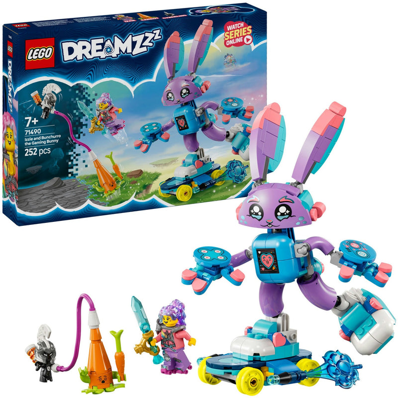 Load image into Gallery viewer, Lego dreamzzz 71490 izzie en bunchurro het gamende konijn