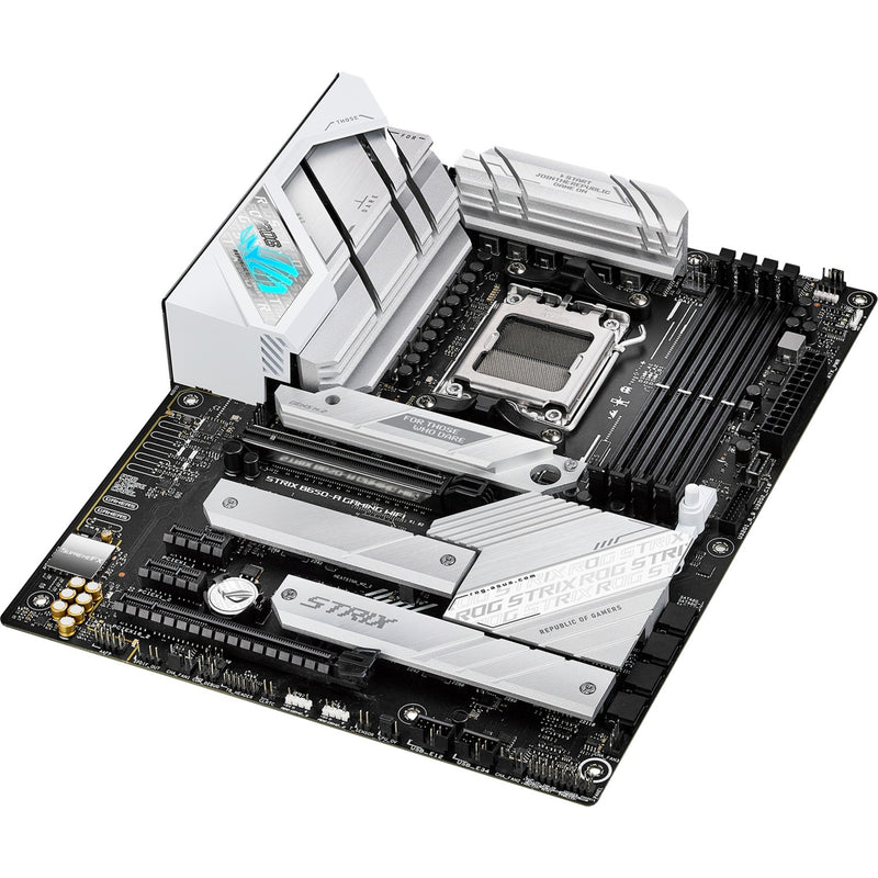 Load image into Gallery viewer, Asus rog strix b650-a gaming wifi socket am5 moederbord (zilver, raid, 2.5 gb-lan, wi-fi 6e, bt, sound, atx)