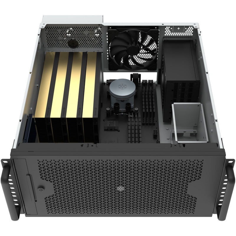 Load image into Gallery viewer, Silverstone rm53-502 rack behuizing (zwart)