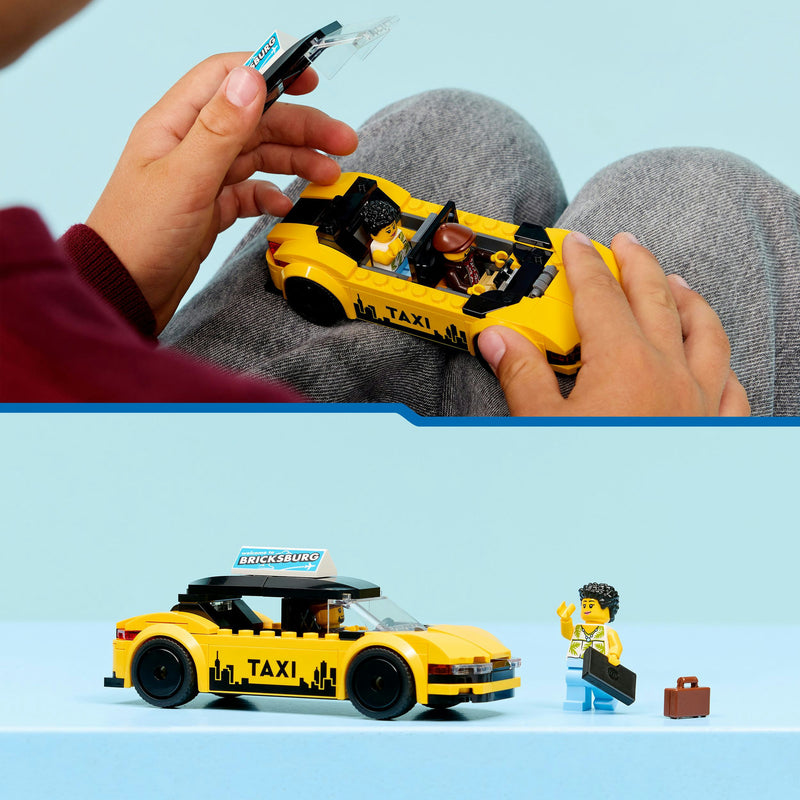 Load image into Gallery viewer, Lego city 60487 gele taxi