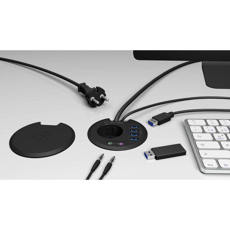 Load image into Gallery viewer, Icy box usb-hub ib-hub1430