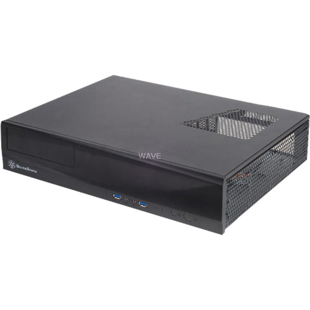 Load image into Gallery viewer, Silverstone milo ml03b desktop behuizing (zwart | 2x usb-a)