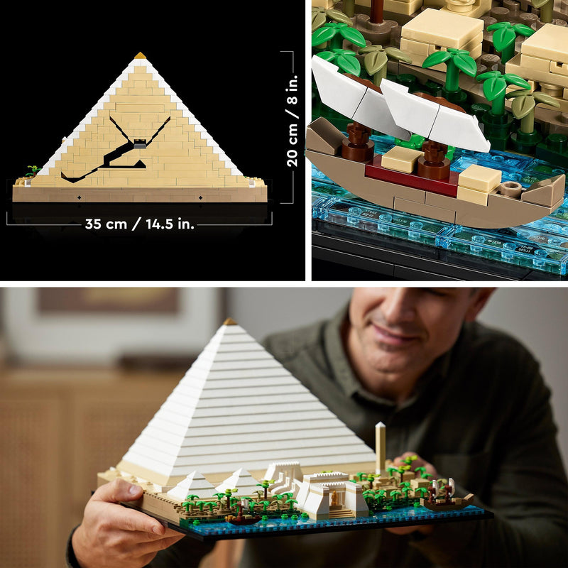 Load image into Gallery viewer, Lego architecture - grote piramide van gizeh constructiespeelgoed (21058)