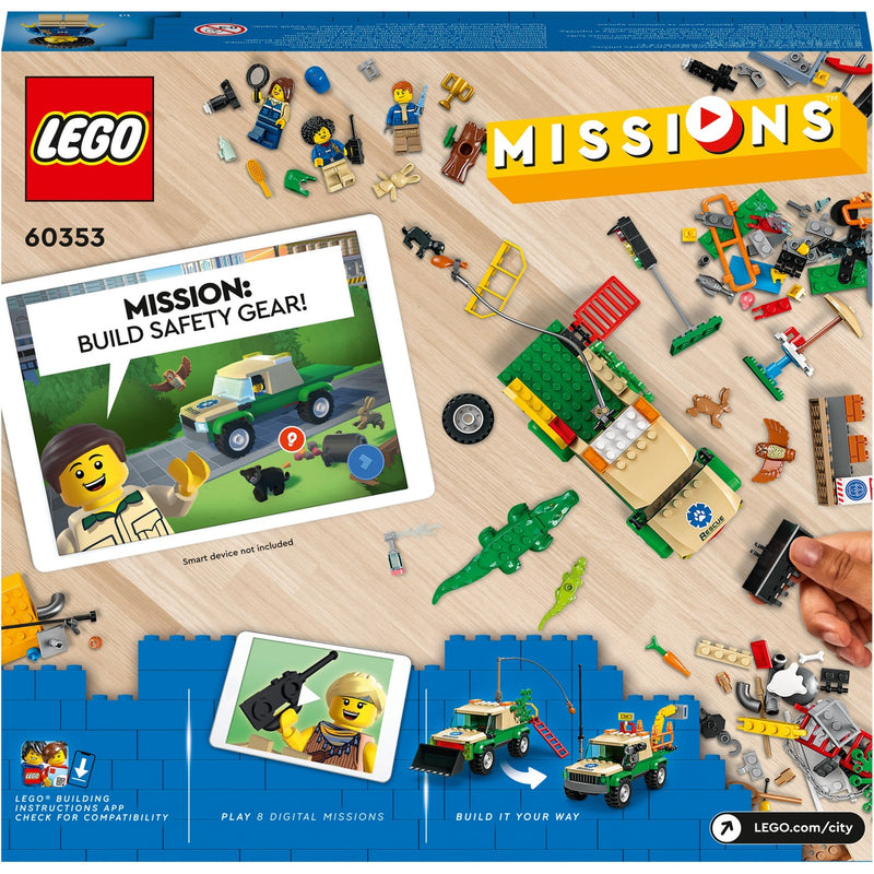 Load image into Gallery viewer, Lego city - wilde dieren reddingsmissies constructiespeelgoed (60353)